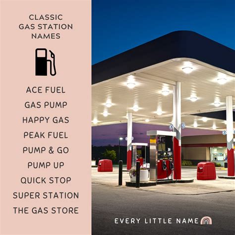 gas station names in usa