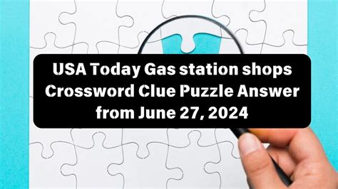 gas station user crossword clue