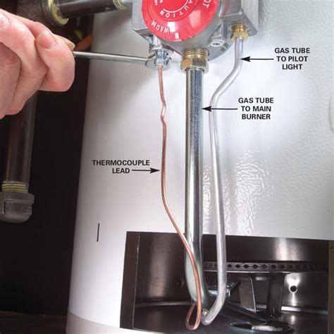 gas water heater thermocouple types