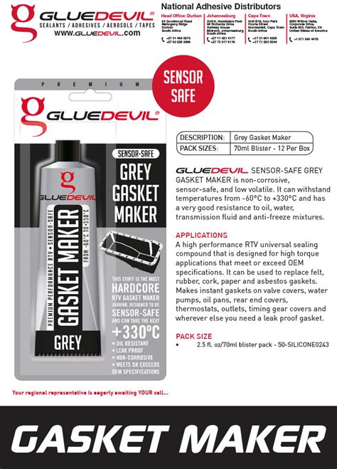 Gasket Maker Hs Code