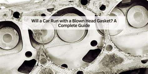 Gasket Run Car