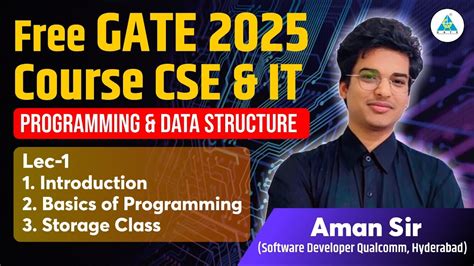 gate 2025 course cse free