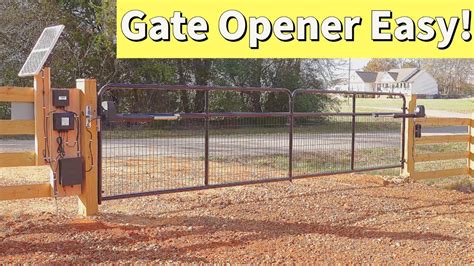 Gate Opener Kit Diy