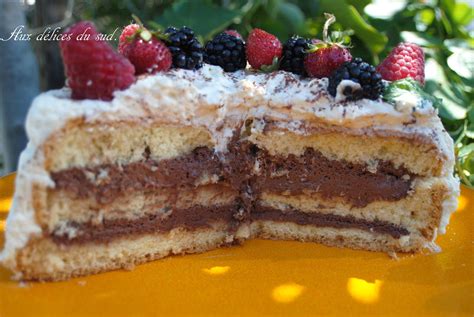 Gâteau avec génoise variation