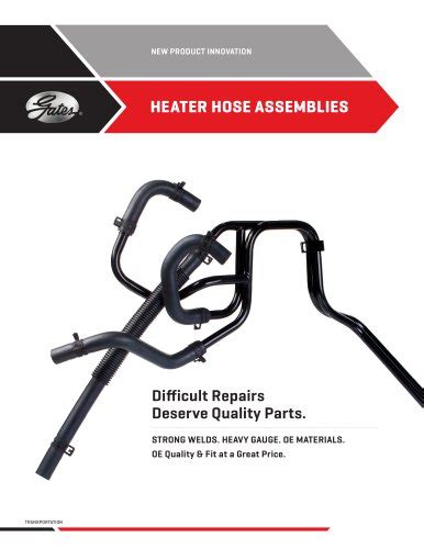 Gates Heater Hoses Catalog