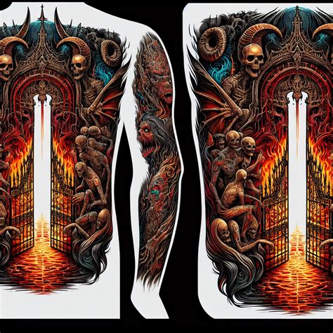 Gates Of Hell Tattoo Designs