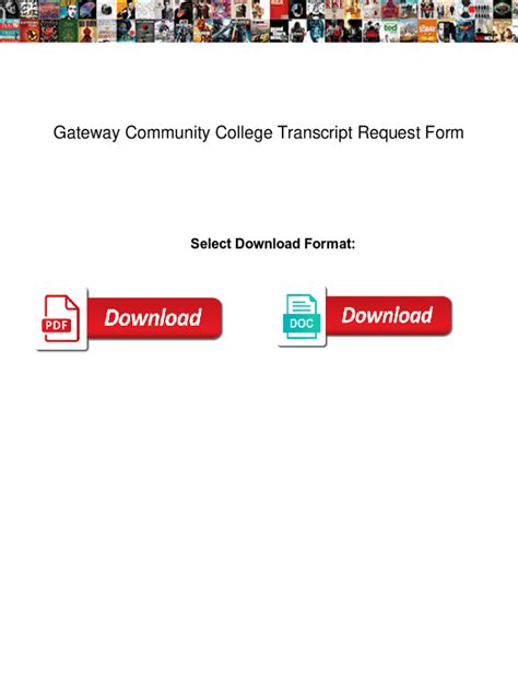 gateway community college transcript request