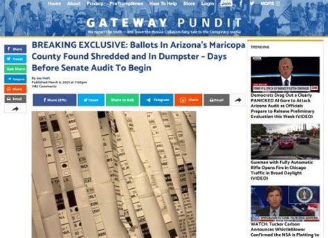 gateway pundit's news today on audit results