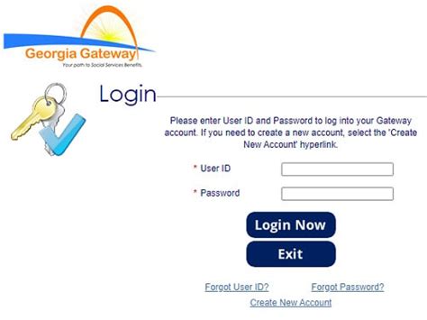 gateway.ga.gov apply for benefits login page