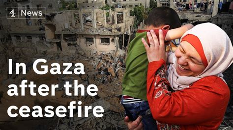 gaza as ceasefire appears