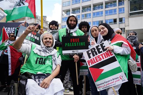 gaza protest london today