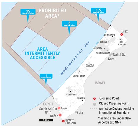 gaza strip map 2020
