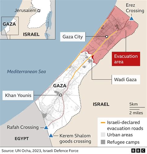 gaza war update map
