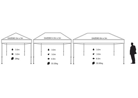 gazebo size options