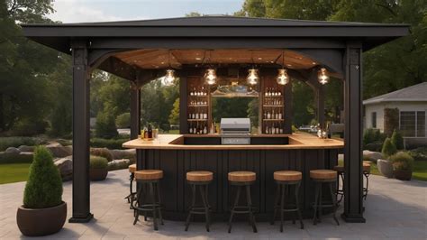 gazebo with bar