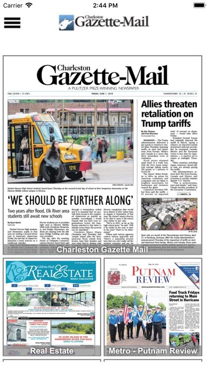 gazette mail charleston wv e edition