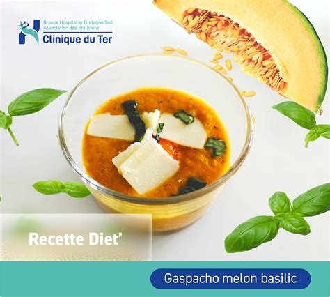 Gazpacho Melon Basilic Menthe