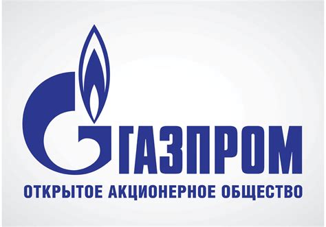 gazprom russian logo