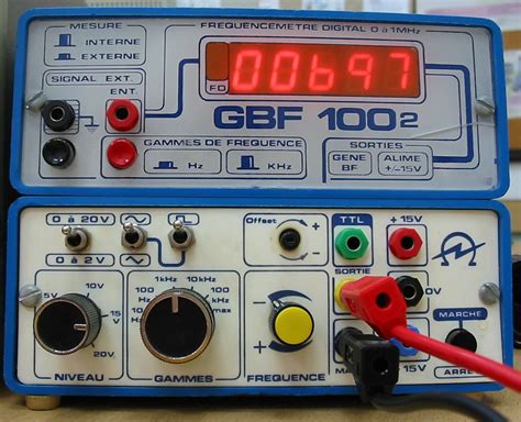 GÉNÉRATEUR DE FONCTION 2MHz Pierron
