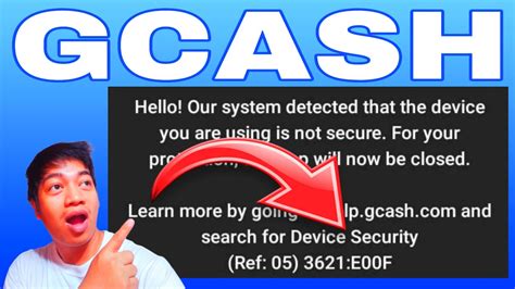 gcash problem device security