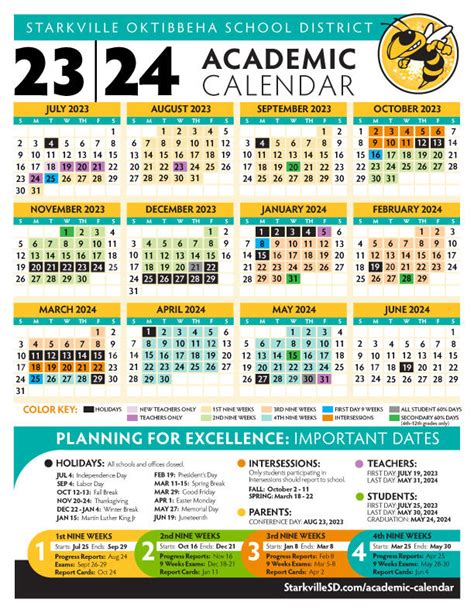 gcc academic calendar 2023