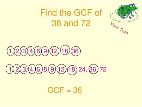 GCF of 72 and 36 How to Find GCF of 72, 36?