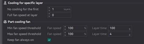 Gcode Part Cooling Fan