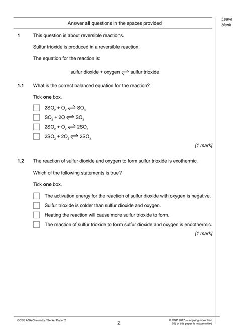 gcse chemistry 2023 paper 2