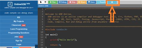 gdb debugger online compiler