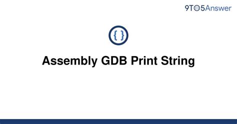 gdb print string