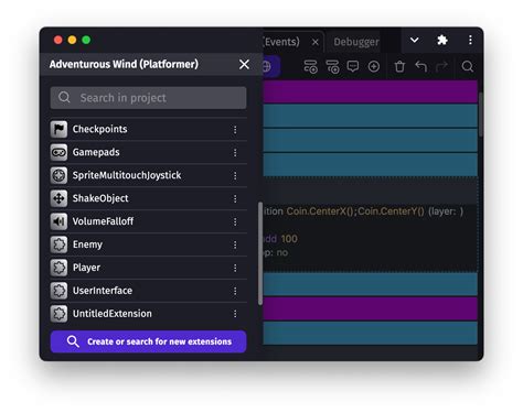 gdevelop how to download extensions