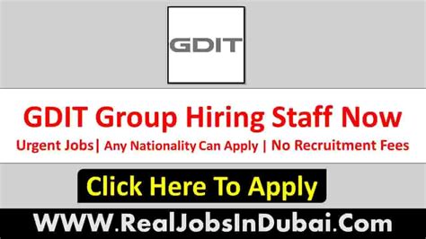 gdit careers job openings