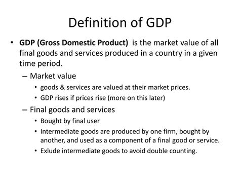 gdp meaning economy