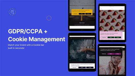 gdpr/ccpa + cookie management