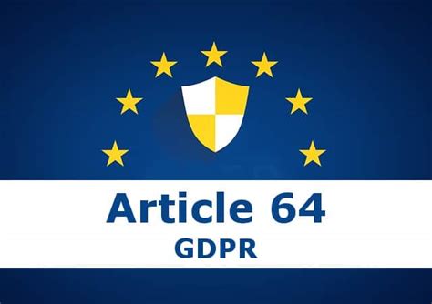 gdpr article 64