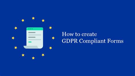 gdpr compliance html form