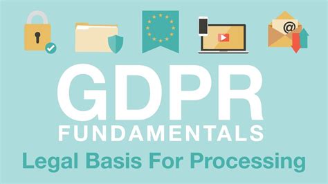 gdpr legal basis for processing data