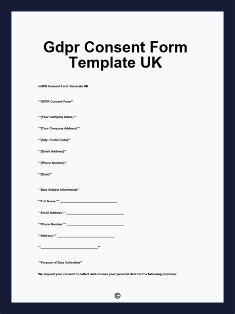 gdpr revocation of consent form template