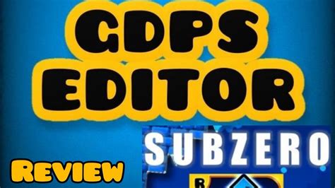 gdps 2.2 subzero editor