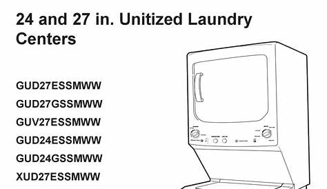 Ge Washer Dryer Manual
