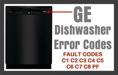 Ge Dishwasher Fault Code E8