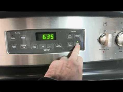 Ge Double Oven Delay Start Feature