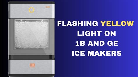 Ge Ice Maker Blinking
