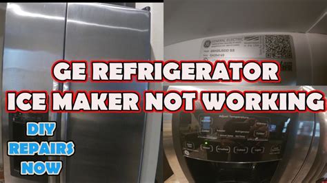 Ge Ice Maker Not Working Reset