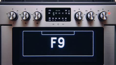 Ge Monogram Gas Range F9 Error Code