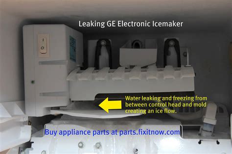 Ge Profile Ice Maker Leaking