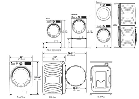 Ge Stackable Front Load Washer And Dryer Manual