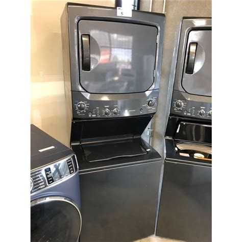 Ge Stackable Washer Dryer Grey