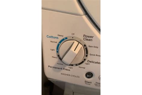 Ge Stackable Washer Dryer Reset Button