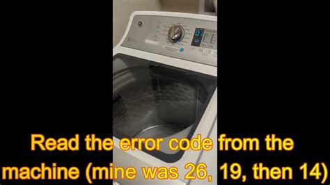 ge washer e2 error code